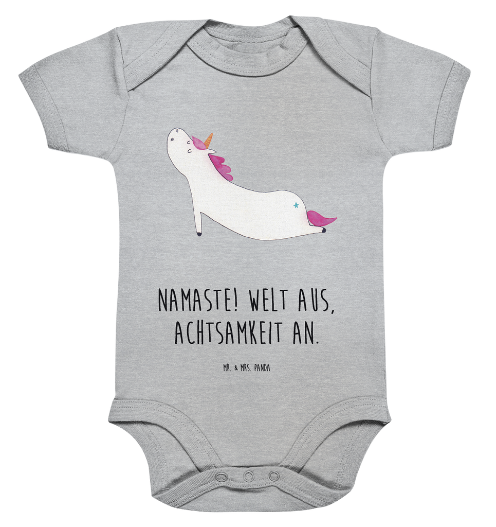 Organic Baby Body Einhorn Yoga Babykleidung, Babystrampler, Strampler, Wickelbody, Baby Erstausstattung, Junge, Mädchen, Einhorn, Einhörner, Einhorn Deko, Pegasus, Unicorn, Yoga, Namaste, Achtsamkeit, Entspannung, Joga, Yogamatte, Sport, lustig, witzig, süß