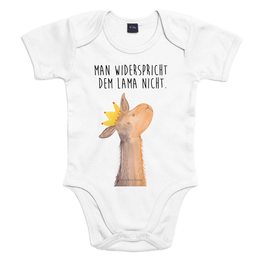 Organic Baby Body Lamakopf König Babykleidung, Babystrampler, Strampler, Wickelbody, Baby Erstausstattung, Junge, Mädchen, Lama, Alpaka, Lamas, König, Königin, Freundin, Mama, Papa, Büro Kollege, Kollegin, Chef, Vorgesetzter, Abi, Abitur