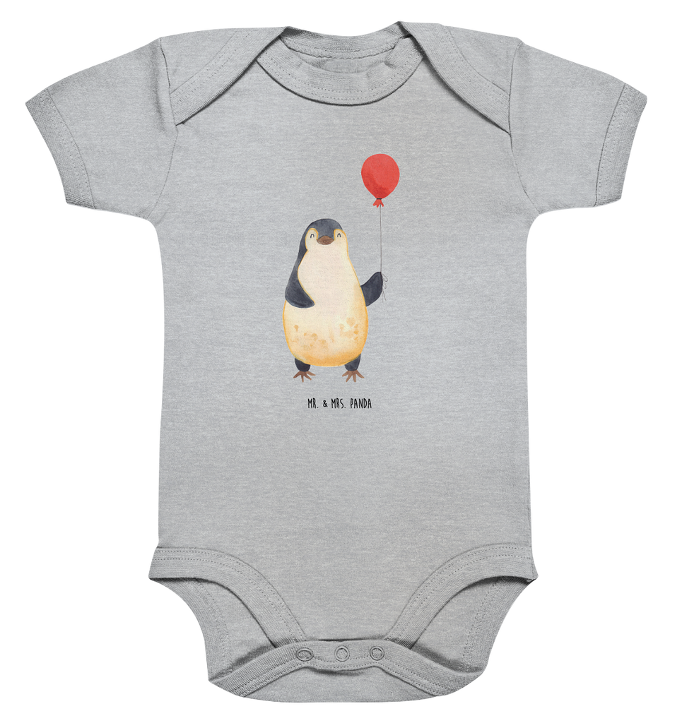 Organic Baby Body Pinguin Luftballon Babykleidung, Babystrampler, Strampler, Wickelbody, Baby Erstausstattung, Junge, Mädchen, Pinguin, Pinguine, Luftballon, Tagträume, Lebenslust, Geschenk Freundin, Geschenkidee, beste Freundin, Motivation, Neustart, neues Leben, Liebe, Glück