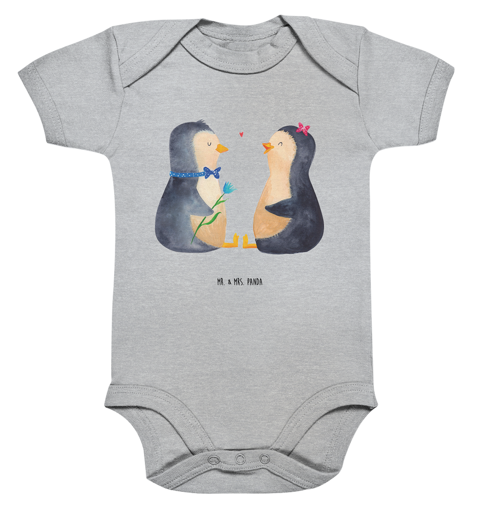 Organic Baby Body Pinguin Pärchen Babykleidung, Babystrampler, Strampler, Wickelbody, Baby Erstausstattung, Junge, Mädchen, Pinguin, Pinguine, Liebe, Liebespaar, Liebesbeweis, Liebesgeschenk, Verlobung, Jahrestag, Hochzeitstag, Hochzeit, Hochzeitsgeschenk, große Liebe, Traumpaar