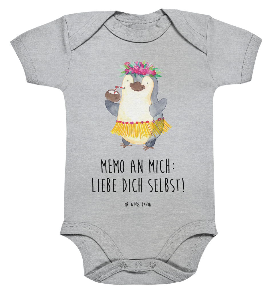 Organic Baby Body Pinguin Kokosnuss Babykleidung, Babystrampler, Strampler, Wickelbody, Baby Erstausstattung, Junge, Mädchen, Pinguin, Aloha, Hawaii, Urlaub, Kokosnuss, Pinguine