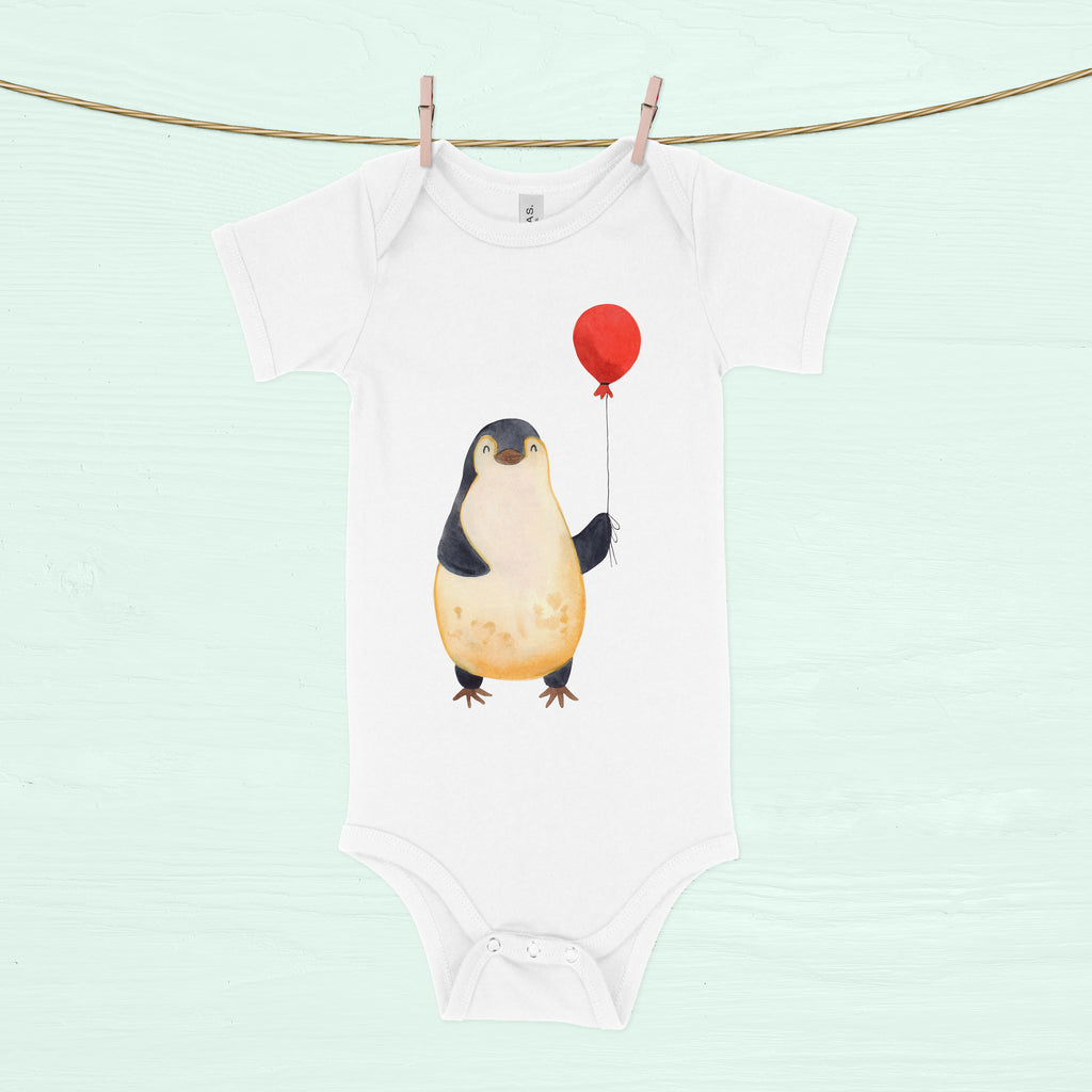 Organic Baby Body Pinguin Luftballon Babykleidung, Babystrampler, Strampler, Wickelbody, Baby Erstausstattung, Junge, Mädchen, Pinguin, Pinguine, Luftballon, Tagträume, Lebenslust, Geschenk Freundin, Geschenkidee, beste Freundin, Motivation, Neustart, neues Leben, Liebe, Glück