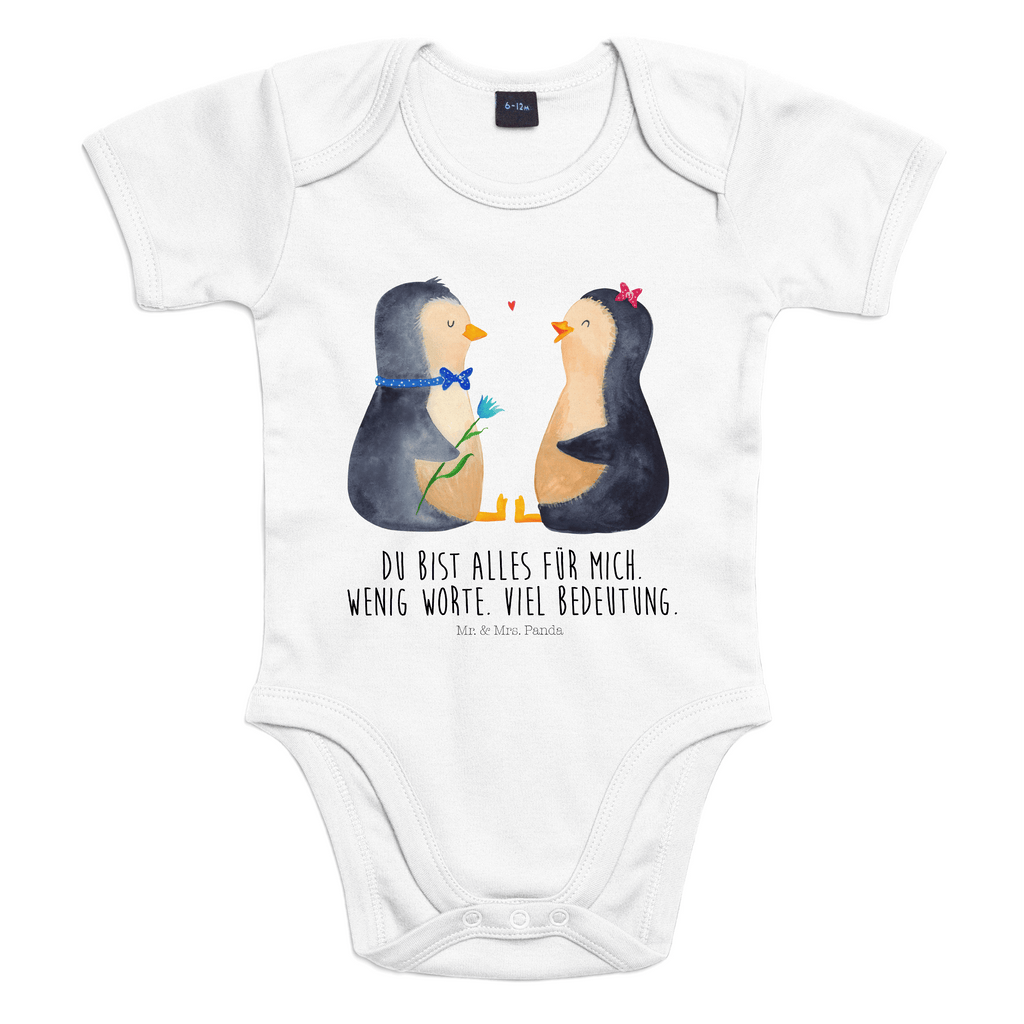 Organic Baby Body Pinguin Pärchen Babykleidung, Babystrampler, Strampler, Wickelbody, Baby Erstausstattung, Junge, Mädchen, Pinguin, Pinguine, Liebe, Liebespaar, Liebesbeweis, Liebesgeschenk, Verlobung, Jahrestag, Hochzeitstag, Hochzeit, Hochzeitsgeschenk, große Liebe, Traumpaar