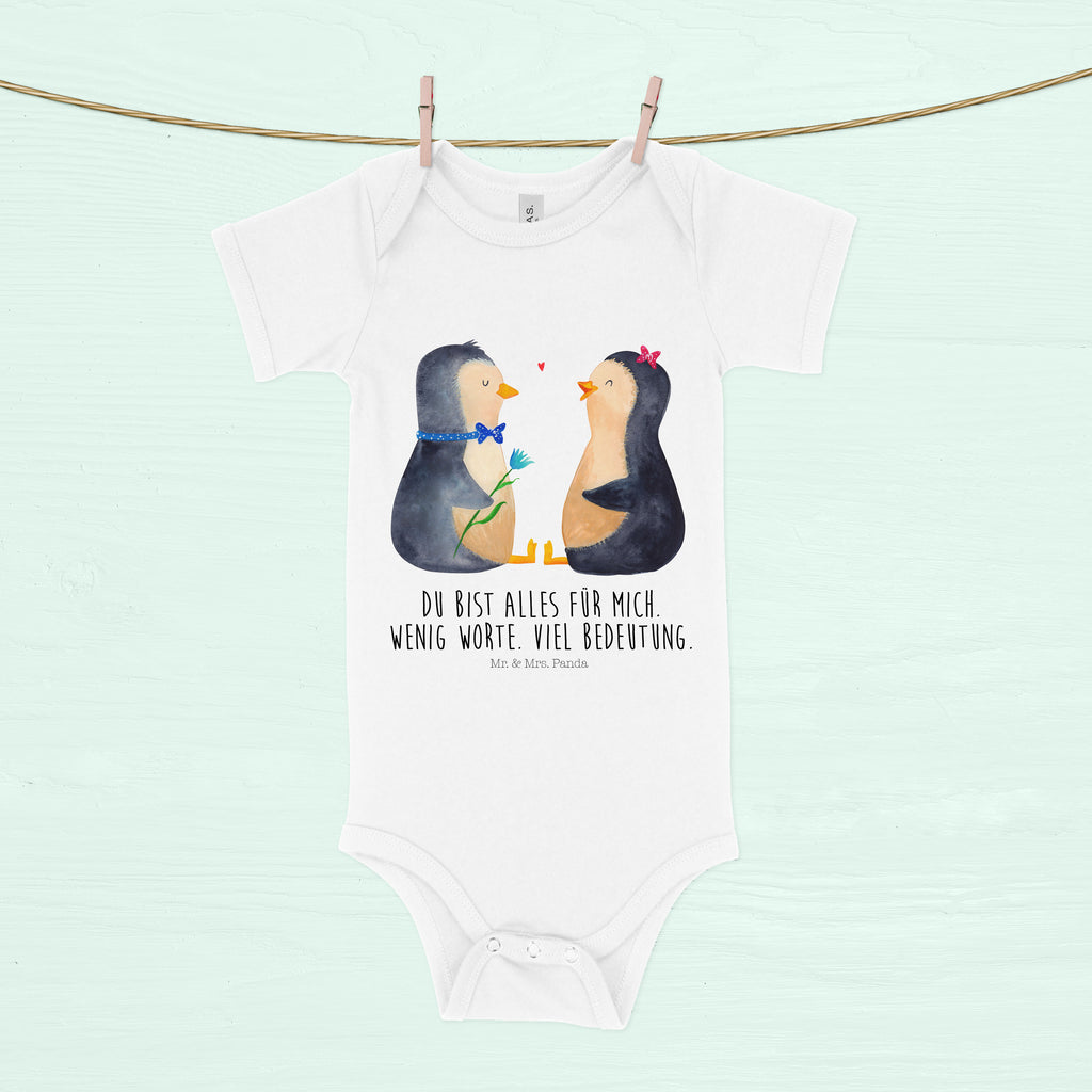 Organic Baby Body Pinguin Pärchen Babykleidung, Babystrampler, Strampler, Wickelbody, Baby Erstausstattung, Junge, Mädchen, Pinguin, Pinguine, Liebe, Liebespaar, Liebesbeweis, Liebesgeschenk, Verlobung, Jahrestag, Hochzeitstag, Hochzeit, Hochzeitsgeschenk, große Liebe, Traumpaar