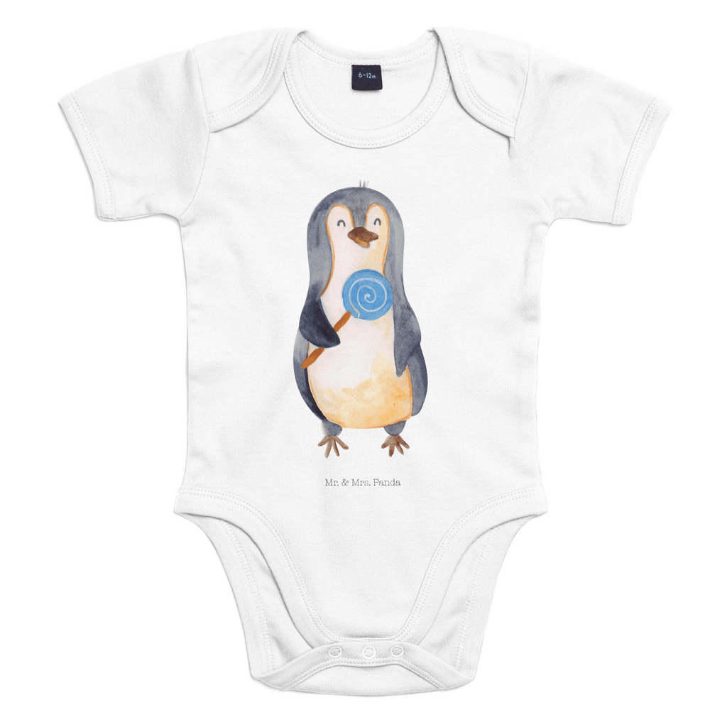 Organic Baby Body Pinguin Lolli Babykleidung, Babystrampler, Strampler, Wickelbody, Baby Erstausstattung, Junge, Mädchen, Pinguin, Pinguine, Lolli, Süßigkeiten, Blödsinn, Spruch, Rebell, Gauner, Ganove, Rabauke
