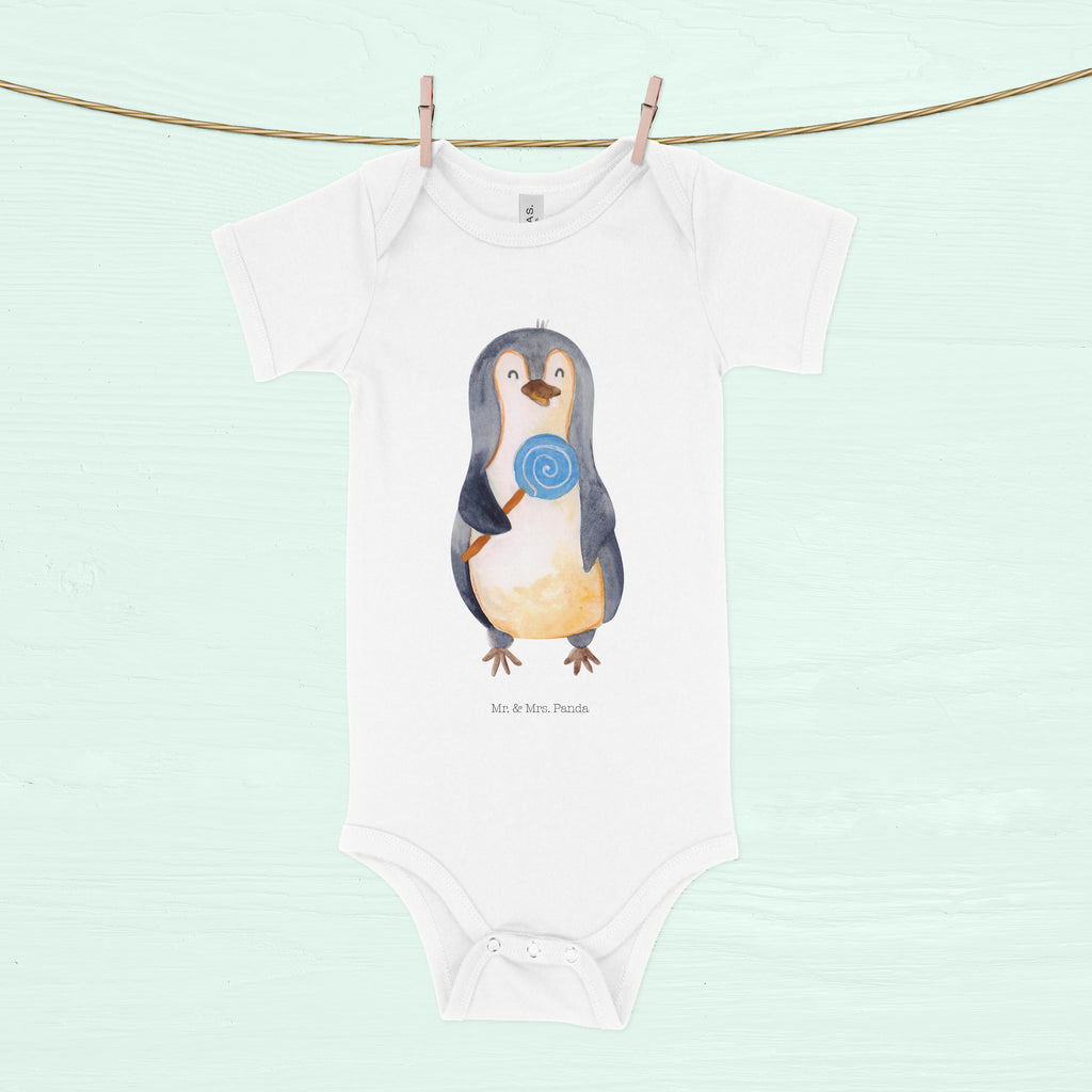 Organic Baby Body Pinguin Lolli Babykleidung, Babystrampler, Strampler, Wickelbody, Baby Erstausstattung, Junge, Mädchen, Pinguin, Pinguine, Lolli, Süßigkeiten, Blödsinn, Spruch, Rebell, Gauner, Ganove, Rabauke