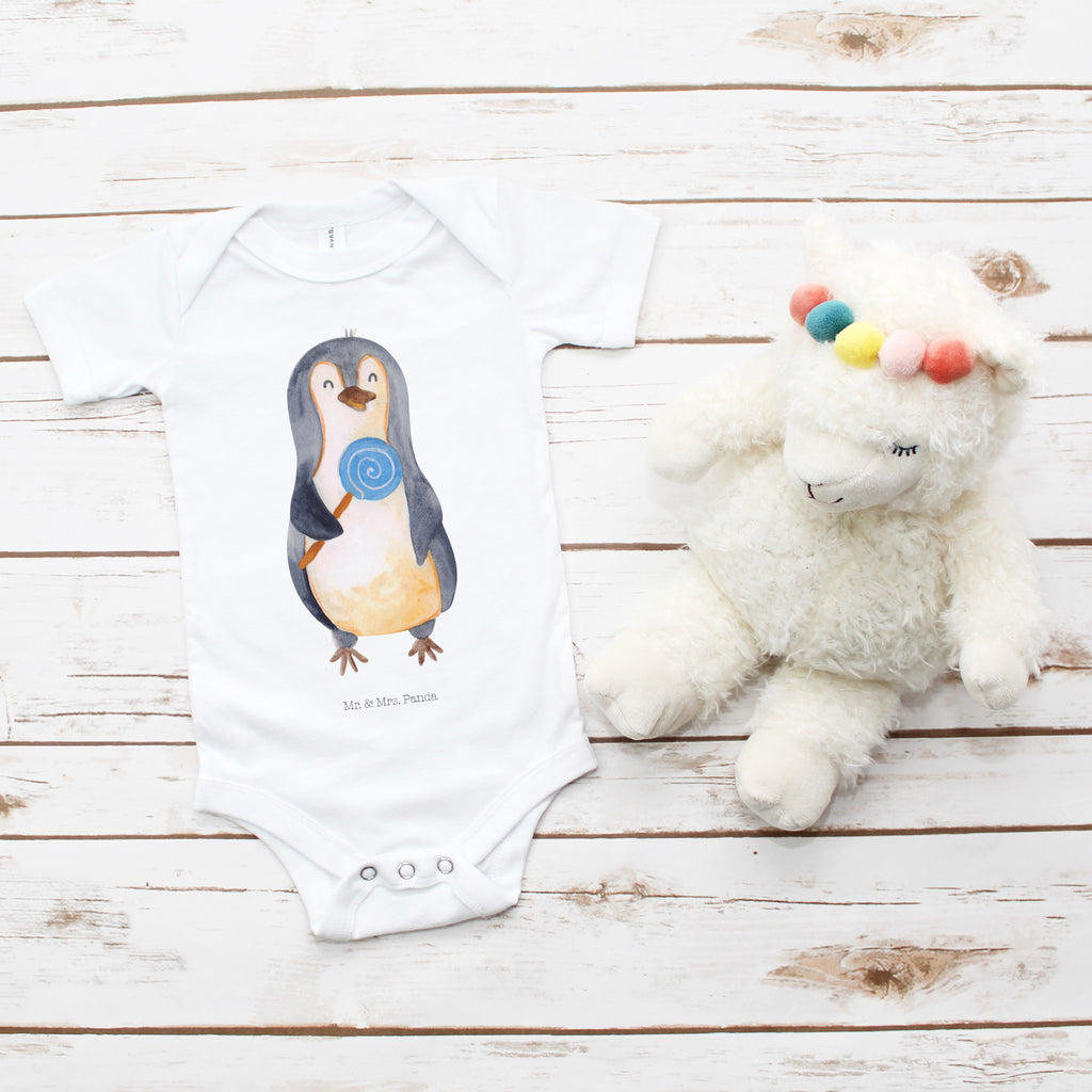 Organic Baby Body Pinguin Lolli Babykleidung, Babystrampler, Strampler, Wickelbody, Baby Erstausstattung, Junge, Mädchen, Pinguin, Pinguine, Lolli, Süßigkeiten, Blödsinn, Spruch, Rebell, Gauner, Ganove, Rabauke