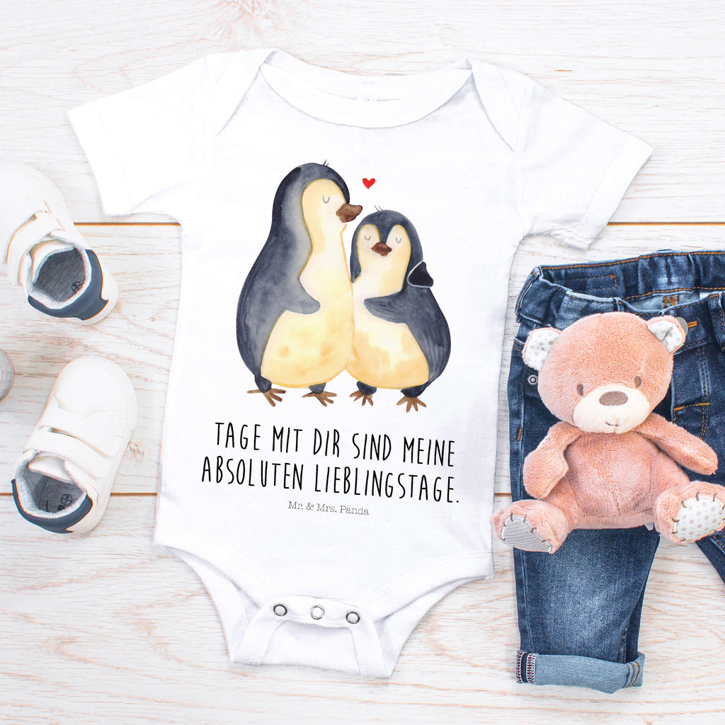 Organic Baby Body Pinguin umarmend Babykleidung, Babystrampler, Strampler, Wickelbody, Baby Erstausstattung, Junge, Mädchen, Pinguin, Liebe, Liebespaar, Liebesbeweis, Liebesgeschenk, Verlobung, Jahrestag, Hochzeitstag, Hochzeit, Hochzeitsgeschenk