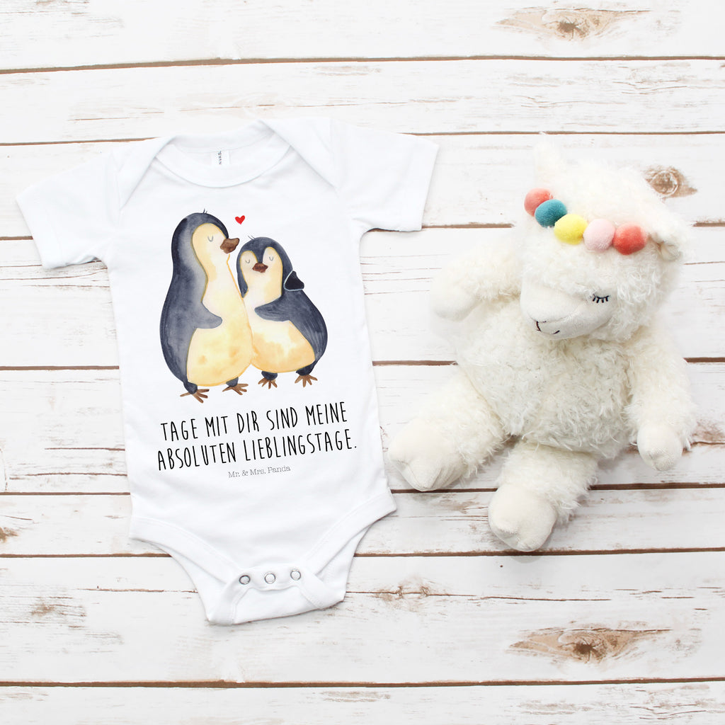 Organic Baby Body Pinguin umarmend Babykleidung, Babystrampler, Strampler, Wickelbody, Baby Erstausstattung, Junge, Mädchen, Pinguin, Liebe, Liebespaar, Liebesbeweis, Liebesgeschenk, Verlobung, Jahrestag, Hochzeitstag, Hochzeit, Hochzeitsgeschenk