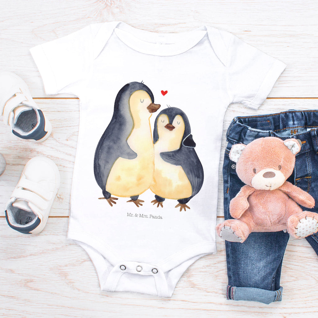 Organic Baby Body Pinguin umarmend Babykleidung, Babystrampler, Strampler, Wickelbody, Baby Erstausstattung, Junge, Mädchen, Pinguin, Liebe, Liebespaar, Liebesbeweis, Liebesgeschenk, Verlobung, Jahrestag, Hochzeitstag, Hochzeit, Hochzeitsgeschenk