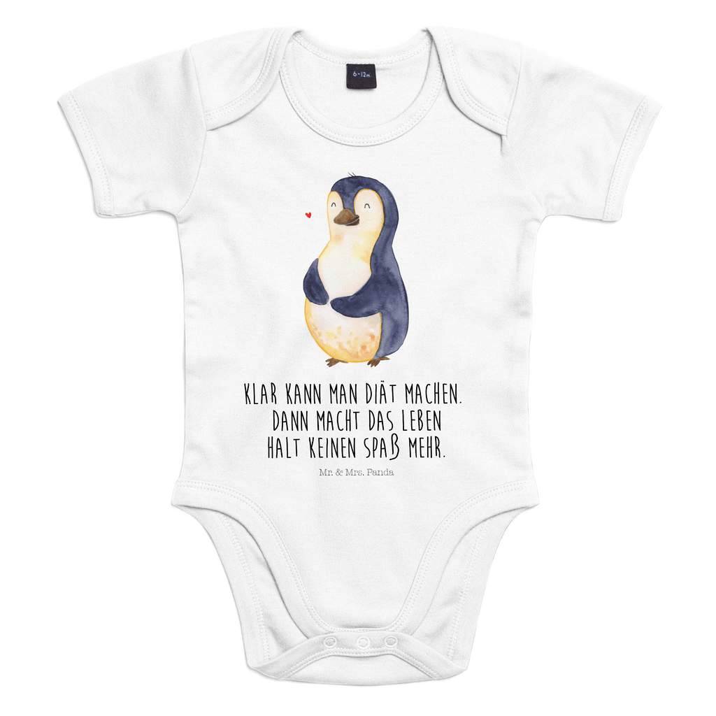 Organic Baby Body Pinguin Diät Babykleidung, Babystrampler, Strampler, Wickelbody, Baby Erstausstattung, Junge, Mädchen, Pinguin, Pinguine, Diät, Abnehmen, Abspecken, Gewicht, Motivation, Selbstliebe, Körperliebe, Selbstrespekt