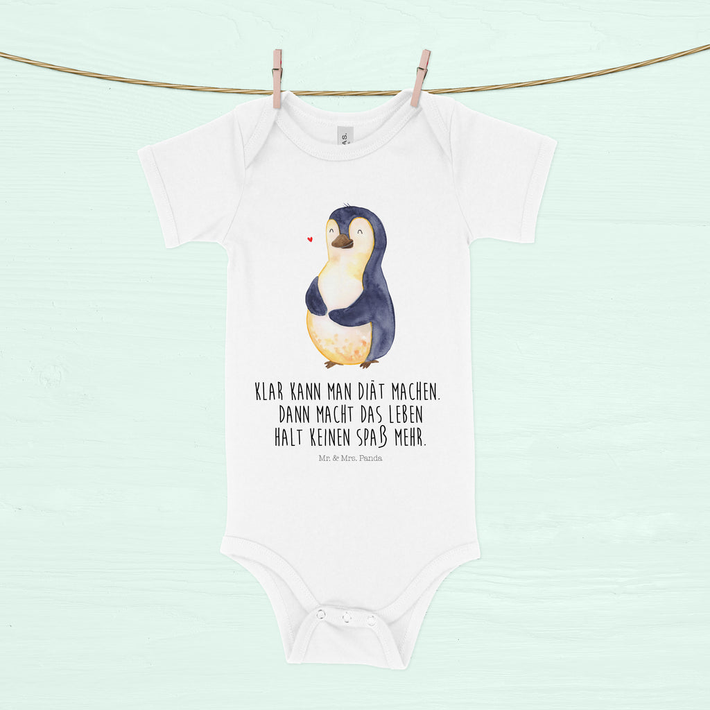 Organic Baby Body Pinguin Diät Babykleidung, Babystrampler, Strampler, Wickelbody, Baby Erstausstattung, Junge, Mädchen, Pinguin, Pinguine, Diät, Abnehmen, Abspecken, Gewicht, Motivation, Selbstliebe, Körperliebe, Selbstrespekt