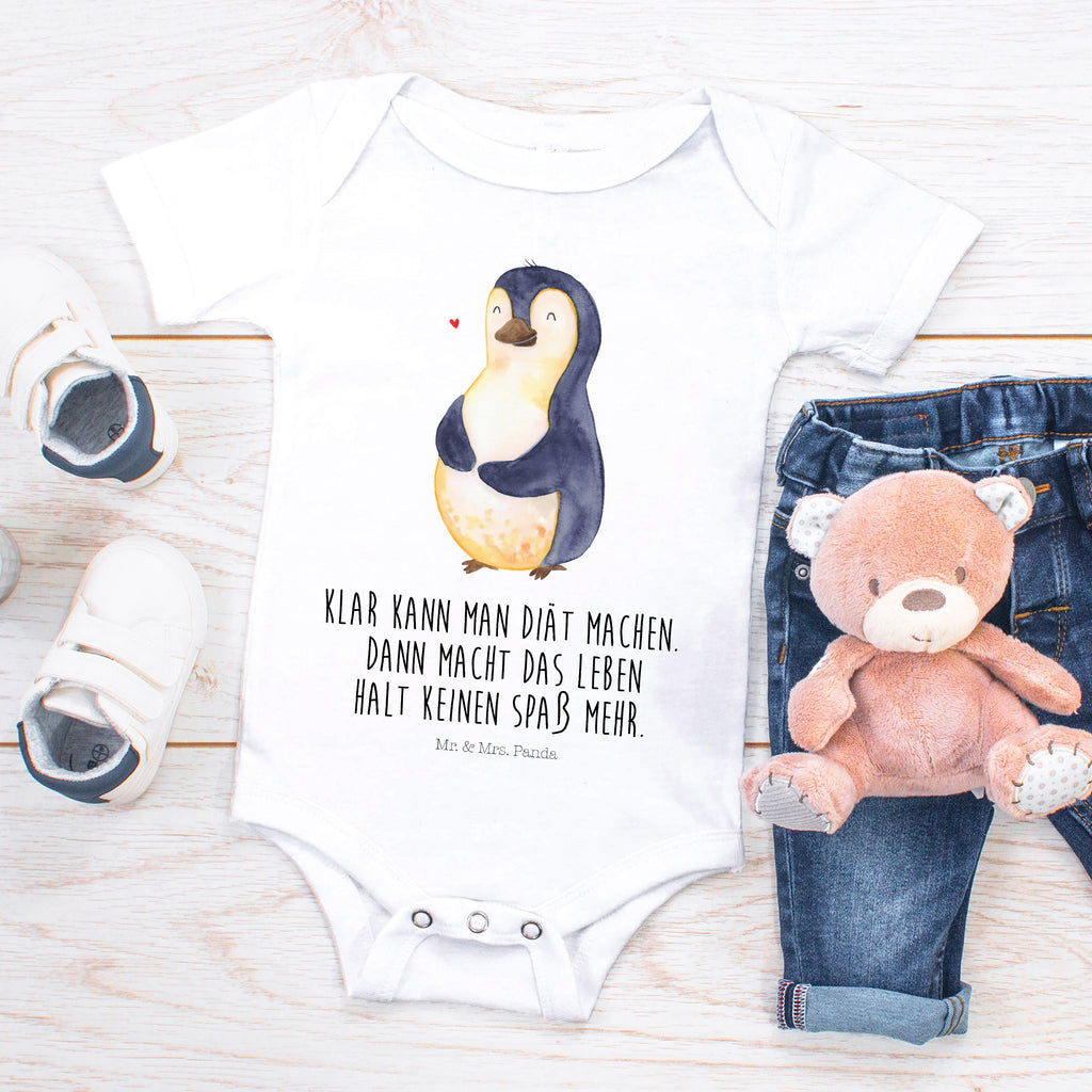 Organic Baby Body Pinguin Diät Babykleidung, Babystrampler, Strampler, Wickelbody, Baby Erstausstattung, Junge, Mädchen, Pinguin, Pinguine, Diät, Abnehmen, Abspecken, Gewicht, Motivation, Selbstliebe, Körperliebe, Selbstrespekt