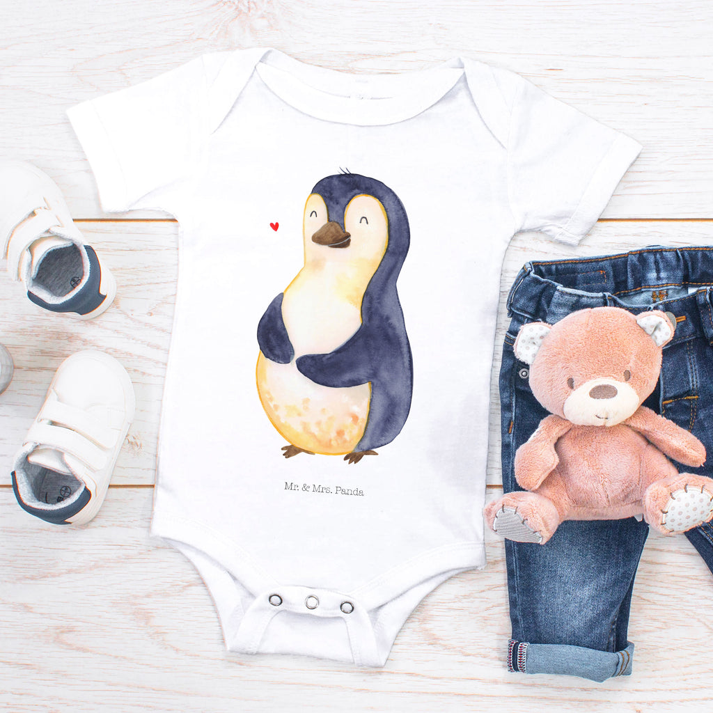 Organic Baby Body Pinguin Diät Babykleidung, Babystrampler, Strampler, Wickelbody, Baby Erstausstattung, Junge, Mädchen, Pinguin, Pinguine, Diät, Abnehmen, Abspecken, Gewicht, Motivation, Selbstliebe, Körperliebe, Selbstrespekt
