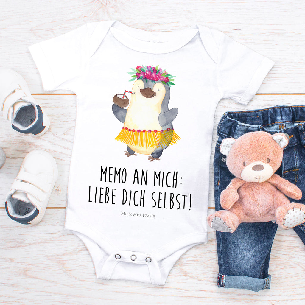 Organic Baby Body Pinguin Kokosnuss Babykleidung, Babystrampler, Strampler, Wickelbody, Baby Erstausstattung, Junge, Mädchen, Pinguin, Aloha, Hawaii, Urlaub, Kokosnuss, Pinguine