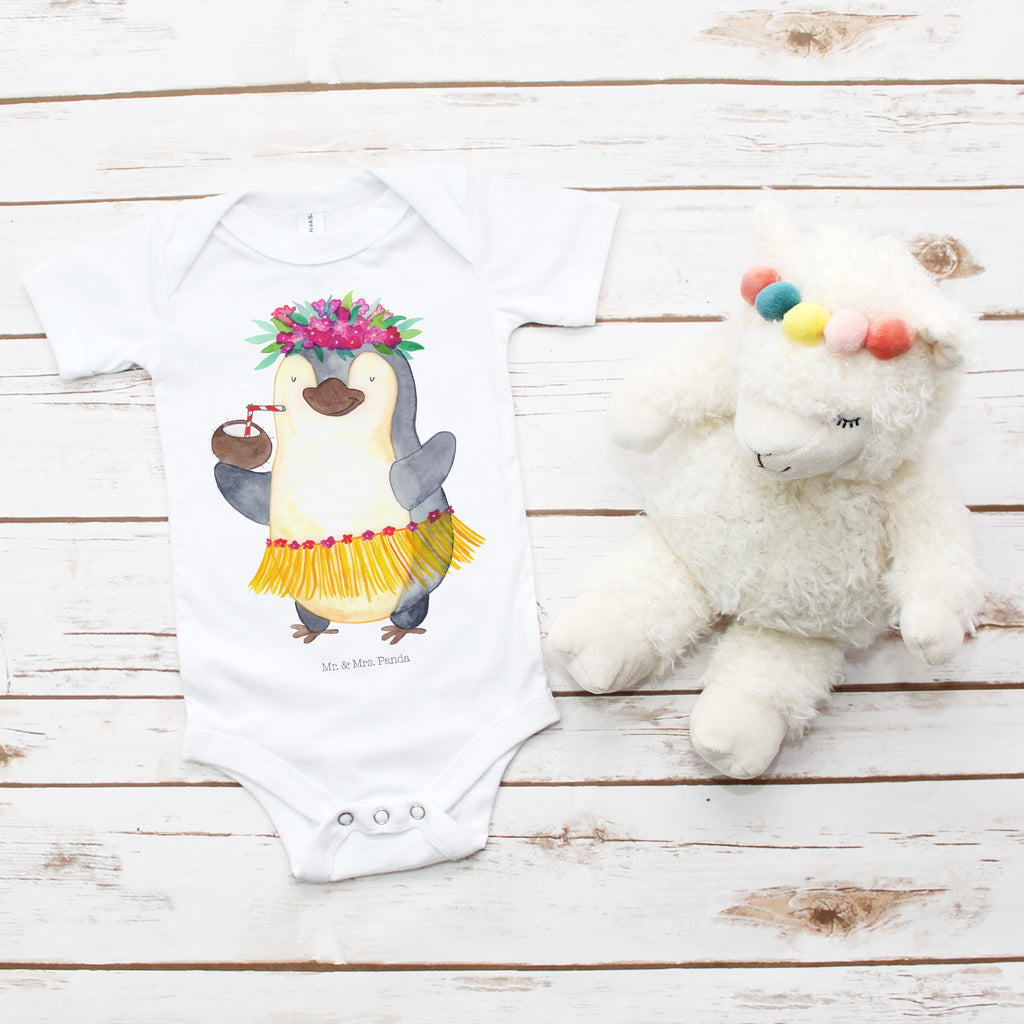 Organic Baby Body Pinguin Kokosnuss Babykleidung, Babystrampler, Strampler, Wickelbody, Baby Erstausstattung, Junge, Mädchen, Pinguin, Aloha, Hawaii, Urlaub, Kokosnuss, Pinguine