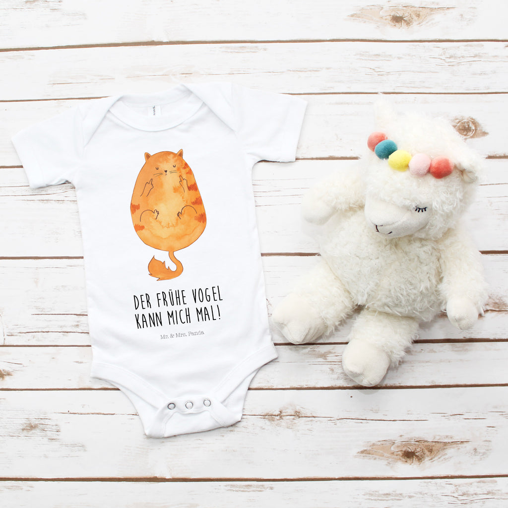 Organic Baby Body Katze Frühaufsteher Babykleidung, Babystrampler, Strampler, Wickelbody, Baby Erstausstattung, Junge, Mädchen, Katze, Katzenmotiv, Katzenfan, Katzendeko, Katzenfreund, Katzenliebhaber, Katzenprodukte, Katzenartikel, Katzenaccessoires, Katzensouvenirs, Katzenliebhaberprodukte, Katzenmotive, Der frühe Vogel kann mich mal, Morgenmuffel, Frühaufsteher, Kaffee, Katzen, Kater, Mietze