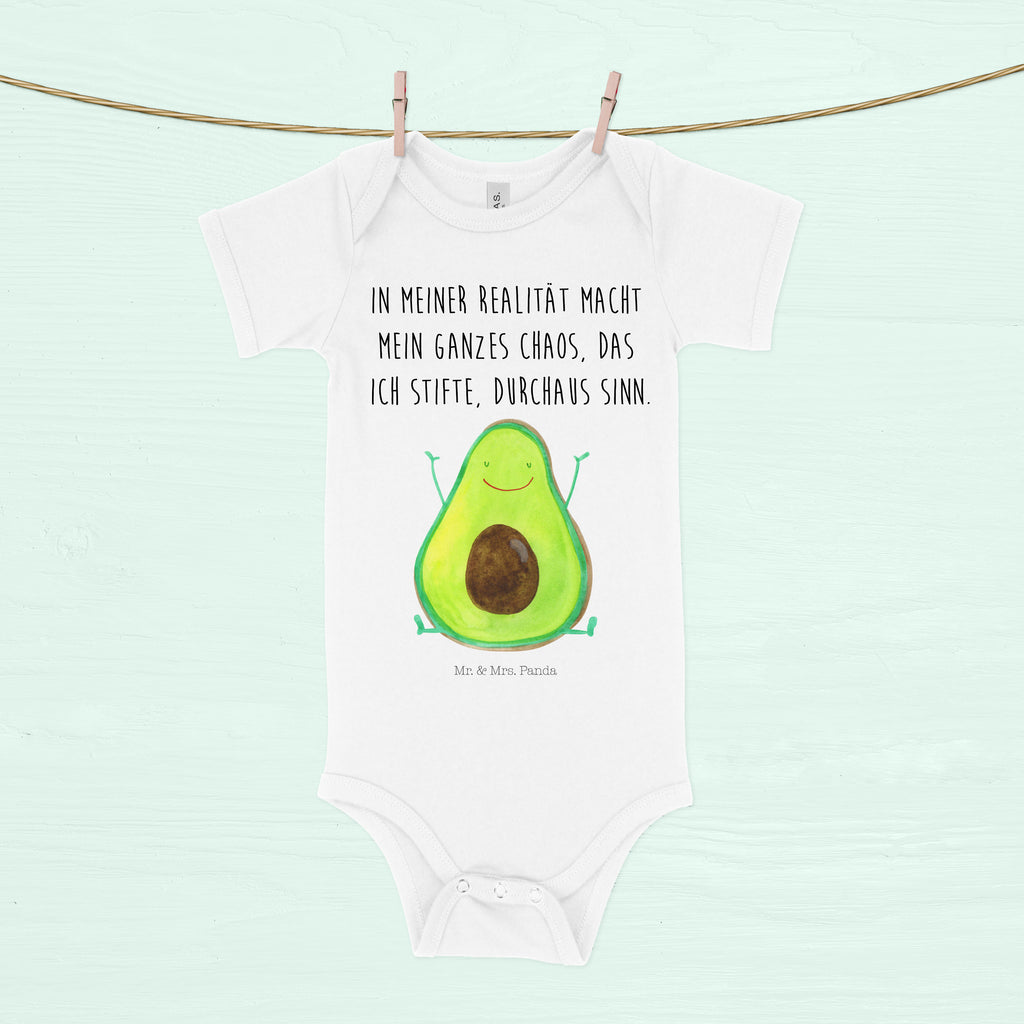 Organic Baby Body Avocado Happy Babykleidung, Babystrampler, Strampler, Wickelbody, Baby Erstausstattung, Junge, Mädchen, Avocado, Veggie, Vegan, Gesund, Chaos