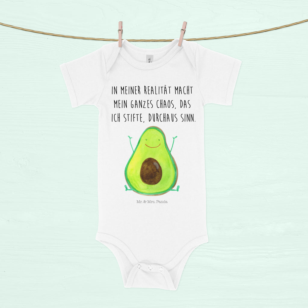 Organic Baby Body Avocado Happy Babykleidung, Babystrampler, Strampler, Wickelbody, Baby Erstausstattung, Junge, Mädchen, Avocado, Veggie, Vegan, Gesund, Chaos