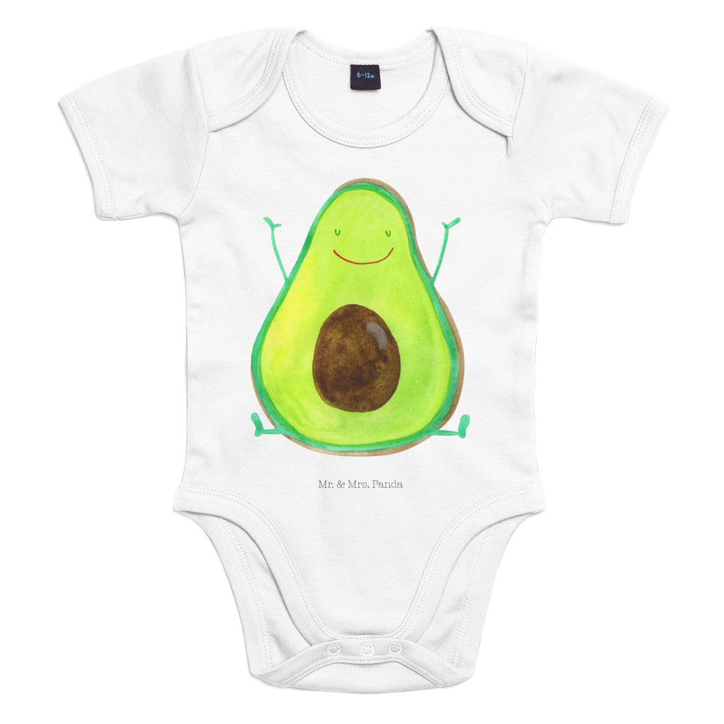 Organic Baby Body Avocado Happy Babykleidung, Babystrampler, Strampler, Wickelbody, Baby Erstausstattung, Junge, Mädchen, Avocado, Veggie, Vegan, Gesund, Chaos