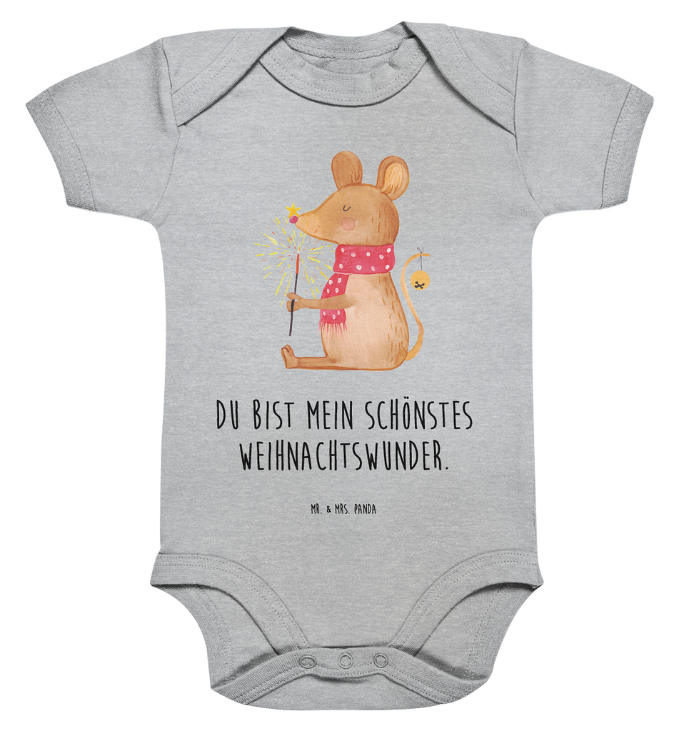 Organic Baby Body Weihnachtsmaus Babykleidung, Babystrampler, Strampler, Wickelbody, Baby Erstausstattung, Junge, Mädchen, Winter, Weihnachten, Weihnachtsdeko, Nikolaus, Advent, Heiligabend, Wintermotiv, Frohe Weihnachten, Weihnachtsgruß, Weihnachtsmotiv, Maus, Mäuschen, Weihnachtswunder