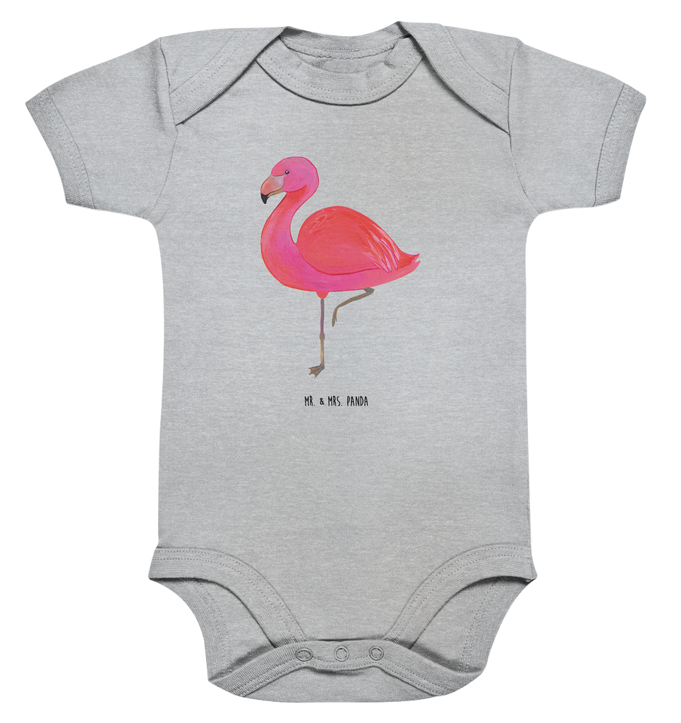 Organic Baby Body Flamingo classic Babykleidung, Babystrampler, Strampler, Wickelbody, Baby Erstausstattung, Junge, Mädchen, Flamingo, Einzigartig, Selbstliebe, Stolz, ich, für mich, Spruch, Freundin, Freundinnen, Außenseiter, Sohn, Tochter, Geschwister