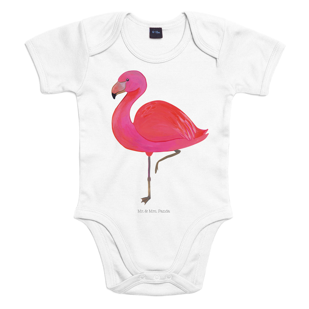 Organic Baby Body Flamingo classic Babykleidung, Babystrampler, Strampler, Wickelbody, Baby Erstausstattung, Junge, Mädchen, Flamingo, Einzigartig, Selbstliebe, Stolz, ich, für mich, Spruch, Freundin, Freundinnen, Außenseiter, Sohn, Tochter, Geschwister