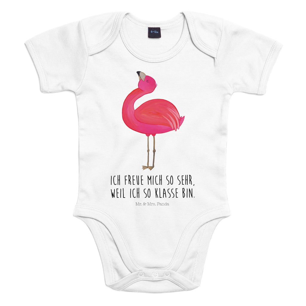 Organic Baby Body Flamingo stolz Babykleidung, Babystrampler, Strampler, Wickelbody, Baby Erstausstattung, Junge, Mädchen, Flamingo, stolz, Freude, Selbstliebe, Selbstakzeptanz, Freundin, beste Freundin, Tochter, Mama, Schwester
