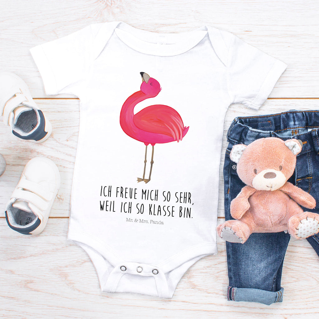 Organic Baby Body Flamingo stolz Babykleidung, Babystrampler, Strampler, Wickelbody, Baby Erstausstattung, Junge, Mädchen, Flamingo, stolz, Freude, Selbstliebe, Selbstakzeptanz, Freundin, beste Freundin, Tochter, Mama, Schwester