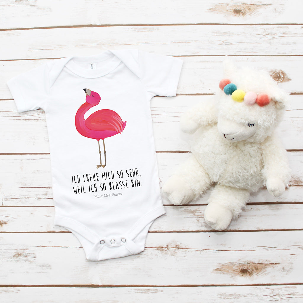 Organic Baby Body Flamingo stolz Babykleidung, Babystrampler, Strampler, Wickelbody, Baby Erstausstattung, Junge, Mädchen, Flamingo, stolz, Freude, Selbstliebe, Selbstakzeptanz, Freundin, beste Freundin, Tochter, Mama, Schwester