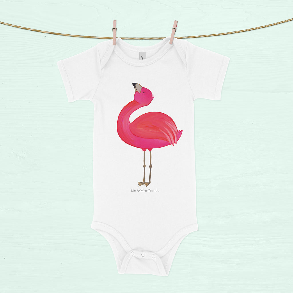 Organic Baby Body Flamingo stolz Babykleidung, Babystrampler, Strampler, Wickelbody, Baby Erstausstattung, Junge, Mädchen, Flamingo, stolz, Freude, Selbstliebe, Selbstakzeptanz, Freundin, beste Freundin, Tochter, Mama, Schwester