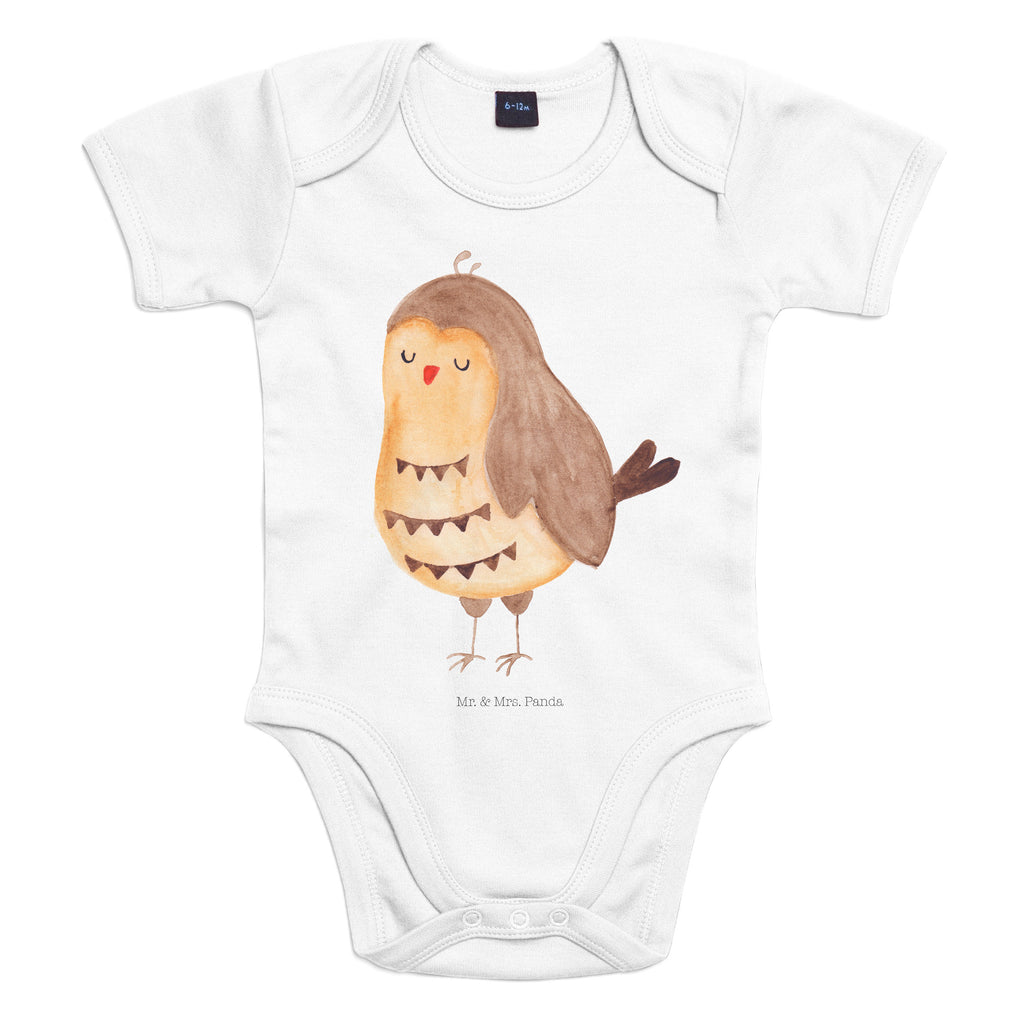Organic Baby Body Eule Zufrieden Babykleidung, Babystrampler, Strampler, Wickelbody, Baby Erstausstattung, Junge, Mädchen, Eule, Eule Spruch, Eule deko, Owl, Liebe Spruch, Romantisch, Wortspiel lustig, Spruch schön, Geschenk Hochzeitstag
