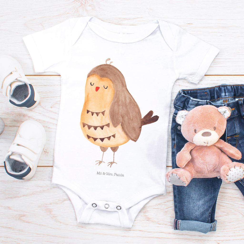 Organic Baby Body Eule Zufrieden Babykleidung, Babystrampler, Strampler, Wickelbody, Baby Erstausstattung, Junge, Mädchen, Eule, Eule Spruch, Eule deko, Owl, Liebe Spruch, Romantisch, Wortspiel lustig, Spruch schön, Geschenk Hochzeitstag