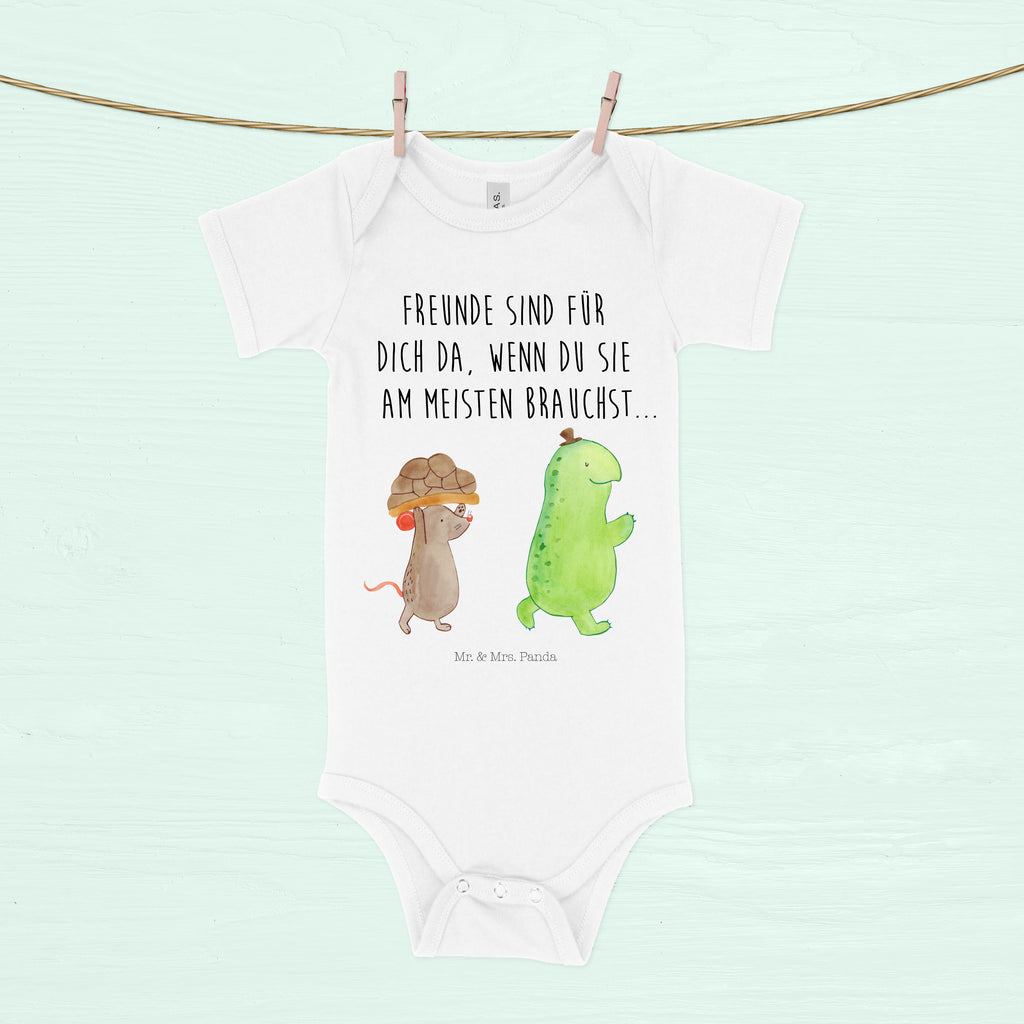 Organic Baby Body Schildkröte & Maus Babykleidung, Babystrampler, Strampler, Wickelbody, Baby Erstausstattung, Junge, Mädchen, Schildkröte, Maus, Freunde, Freundinnen, beste Freunde, beste Freundinnen