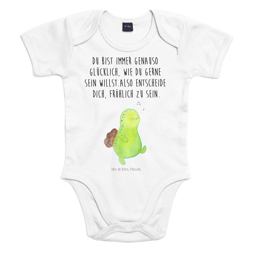 Organic Baby Body Schildkröte pfeift Babykleidung, Babystrampler, Strampler, Wickelbody, Baby Erstausstattung, Junge, Mädchen, Schildkröte, Schildi, Schildkröten, fröhlich, Glück, Motivation, Lebensfreude, Depression, Trennung, Neuanfang