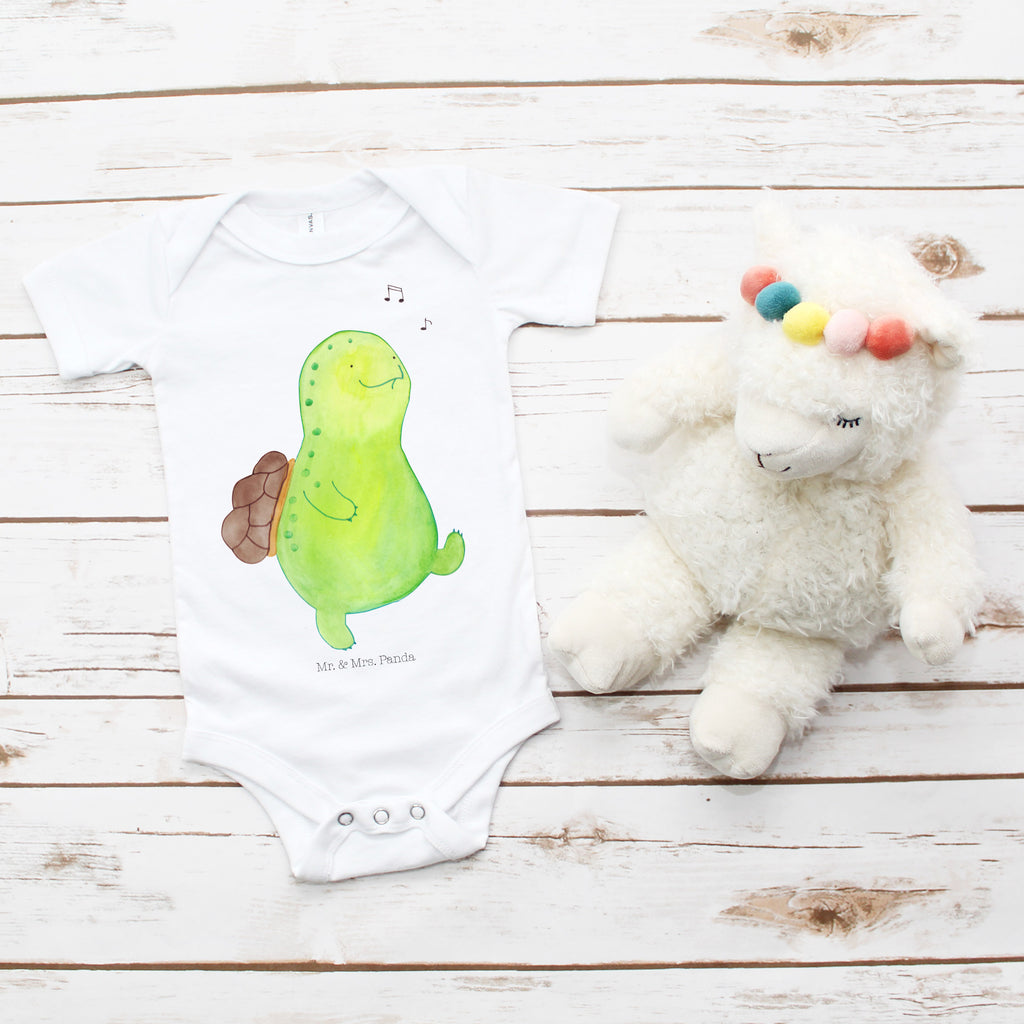 Organic Baby Body Schildkröte pfeift Babykleidung, Babystrampler, Strampler, Wickelbody, Baby Erstausstattung, Junge, Mädchen, Schildkröte, Schildi, Schildkröten, fröhlich, Glück, Motivation, Lebensfreude, Depression, Trennung, Neuanfang