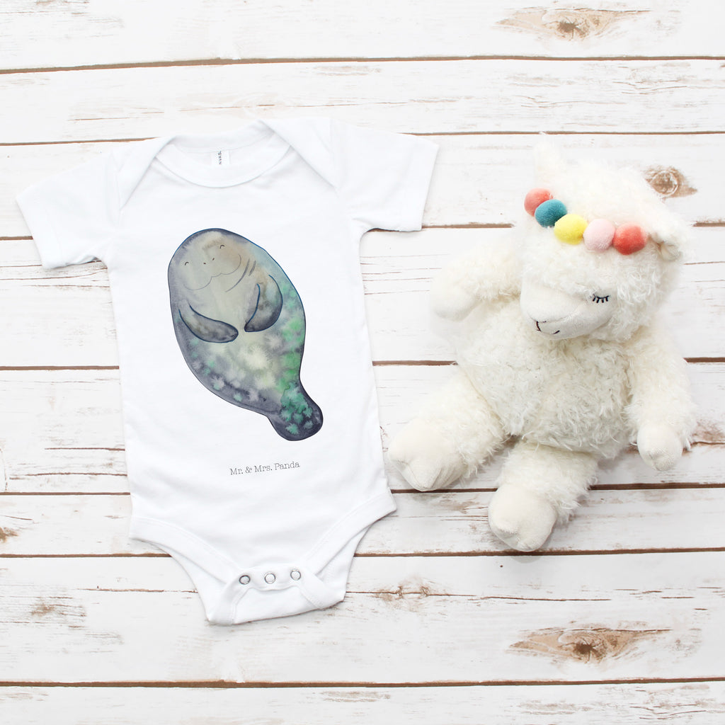 Organic Baby Body Seekuh happy Babykleidung, Babystrampler, Strampler, Wickelbody, Baby Erstausstattung, Junge, Mädchen, Meerestiere, Meer, Urlaub, Seekuh, Seekühe, Selbstliebe, Respekt, Neuanfang, Neustart, Achtsamkeit, Zufrieden, Liebeskummer, Freundin