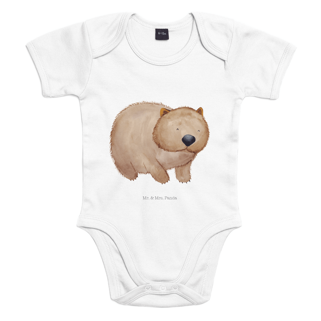 Organic Baby Body Wombat Babykleidung, Babystrampler, Strampler, Wickelbody, Baby Erstausstattung, Junge, Mädchen, Tiermotive, Gute Laune, lustige Sprüche, Tiere, Wombat, Das Leben ist schön, Motivation, Spruch, Australien