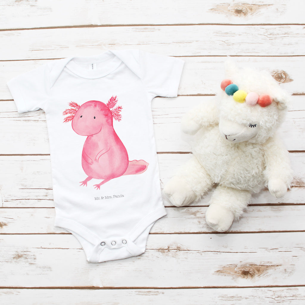 Organic Baby Body Axolotl Babykleidung, Babystrampler, Strampler, Wickelbody, Baby Erstausstattung, Junge, Mädchen, Axolotl, Molch, Axolot, vergnügt, fröhlich, zufrieden, Lebensstil, Weisheit, Lebensweisheit, Liebe, Freundin
