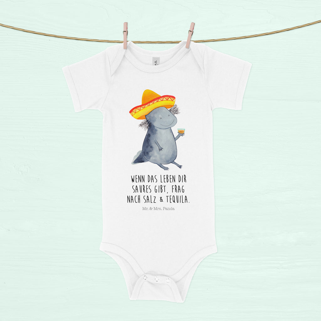 Organic Baby Body Axolotl Tequila Babykleidung, Babystrampler, Strampler, Wickelbody, Baby Erstausstattung, Junge, Mädchen, Axolotl, Molch, Mexico, Mexiko, Sombrero, Zitrone, Tequila, Motivation, Spruch, Schwanzlurch, Lurch, Lurche, Axolot, Feuerdrache, Feuersalamander