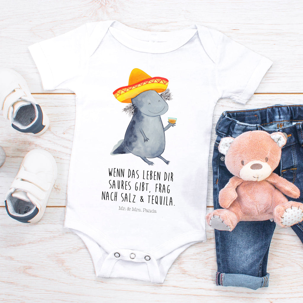 Organic Baby Body Axolotl Tequila Babykleidung, Babystrampler, Strampler, Wickelbody, Baby Erstausstattung, Junge, Mädchen, Axolotl, Molch, Mexico, Mexiko, Sombrero, Zitrone, Tequila, Motivation, Spruch, Schwanzlurch, Lurch, Lurche, Axolot, Feuerdrache, Feuersalamander