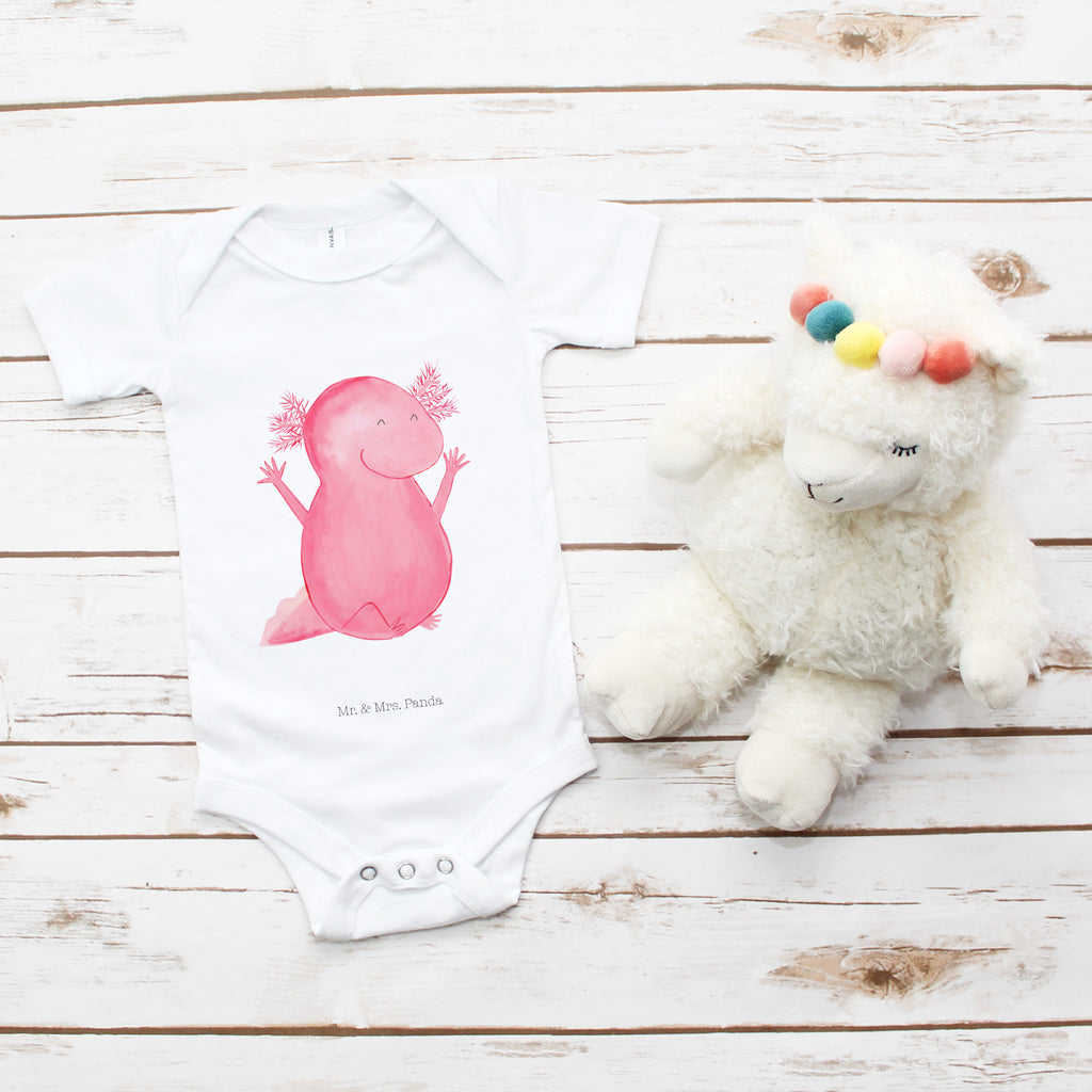 Organic Baby Body Axolotl Hurra Babykleidung, Babystrampler, Strampler, Wickelbody, Baby Erstausstattung, Junge, Mädchen, Axolotl, Molch, Axolot, Schwanzlurch, Lurch, Lurche, fröhlich, Spaß, Freude, Motivation, Zufriedenheit