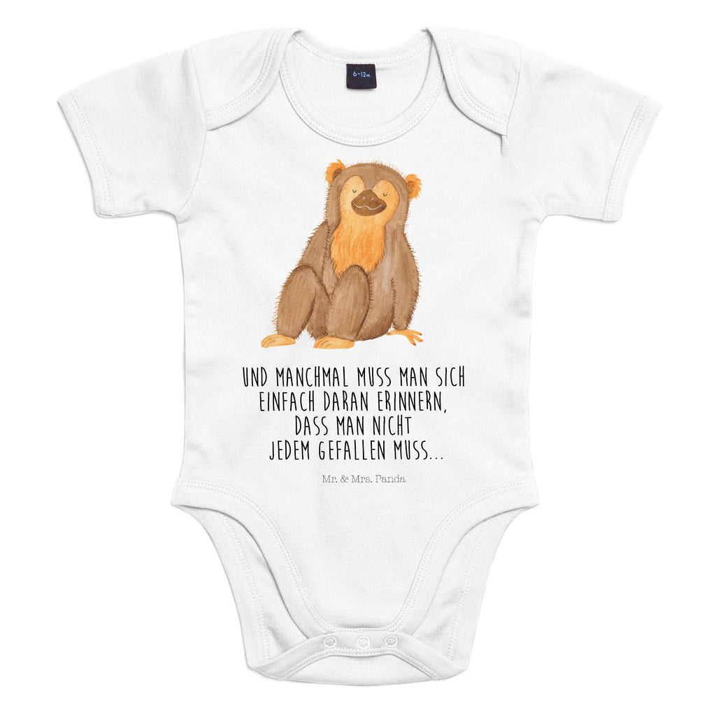 Organic Baby Body Affe Babykleidung, Babystrampler, Strampler, Wickelbody, Baby Erstausstattung, Junge, Mädchen, Afrika, Wildtiere, Affe, Äffchen, Affen, Selbstliebe, Respekt, Motivation, Selbstachtung, Liebe, Selbstbewusstsein, Selfcare
