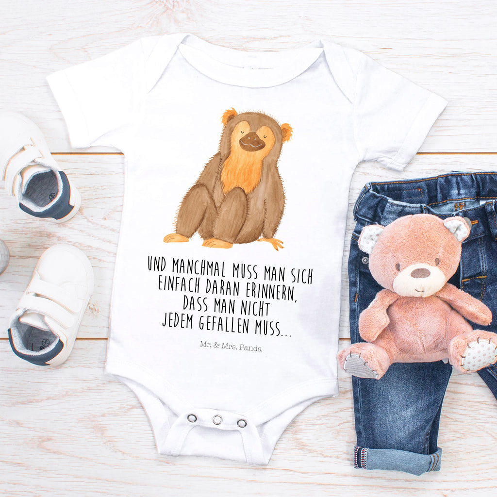 Organic Baby Body Affe Babykleidung, Babystrampler, Strampler, Wickelbody, Baby Erstausstattung, Junge, Mädchen, Afrika, Wildtiere, Affe, Äffchen, Affen, Selbstliebe, Respekt, Motivation, Selbstachtung, Liebe, Selbstbewusstsein, Selfcare