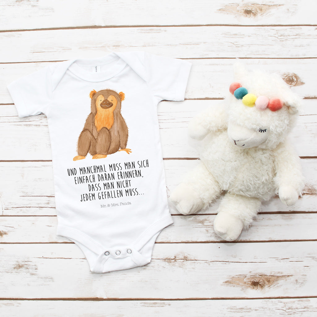 Organic Baby Body Affe Babykleidung, Babystrampler, Strampler, Wickelbody, Baby Erstausstattung, Junge, Mädchen, Afrika, Wildtiere, Affe, Äffchen, Affen, Selbstliebe, Respekt, Motivation, Selbstachtung, Liebe, Selbstbewusstsein, Selfcare