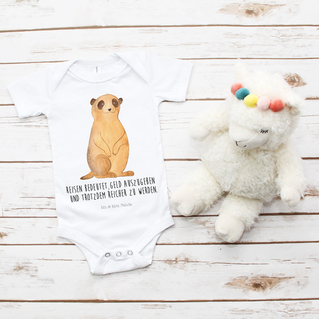 Organic Baby Body Erdmännchen Babykleidung, Babystrampler, Strampler, Wickelbody, Baby Erstausstattung, Junge, Mädchen, Afrika, Wildtiere, Erdmännchen, Reisen, Spruch, Weltreise, Afrikareise, Roadtrip, Traveling