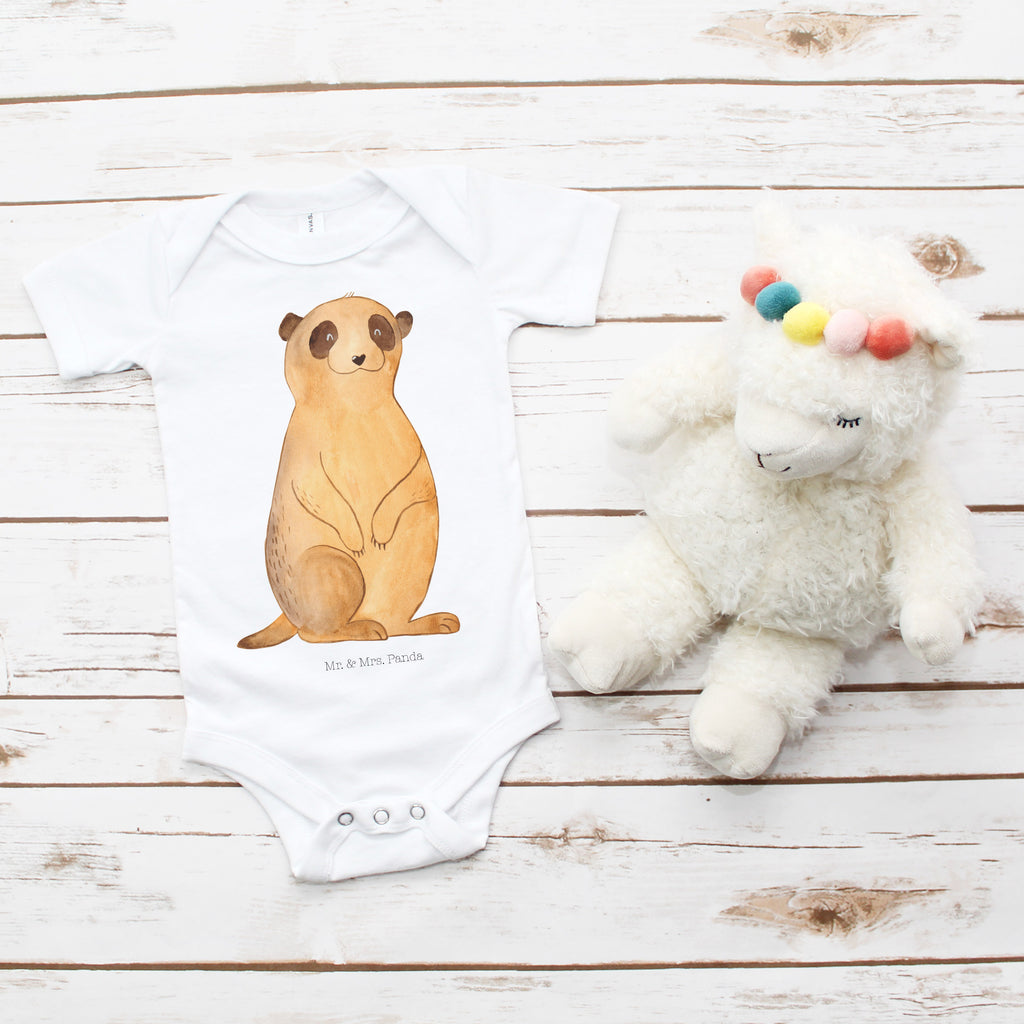 Organic Baby Body Erdmännchen Babykleidung, Babystrampler, Strampler, Wickelbody, Baby Erstausstattung, Junge, Mädchen, Afrika, Wildtiere, Erdmännchen, Reisen, Spruch, Weltreise, Afrikareise, Roadtrip, Traveling