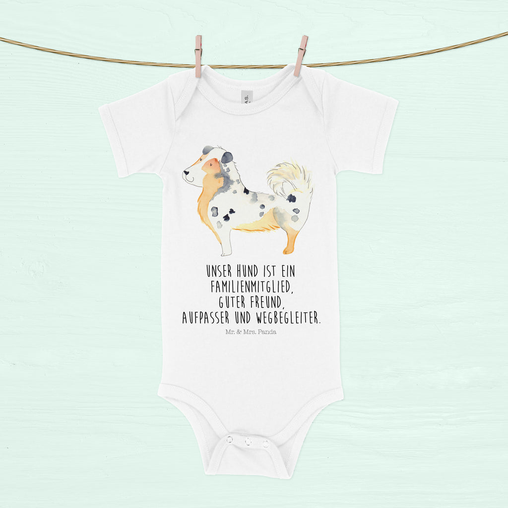 Organic Baby Body Australien Shepherd Babykleidung, Babystrampler, Strampler, Wickelbody, Baby Erstausstattung, Junge, Mädchen, Hund, Hundemotiv, Haustier, Hunderasse, Tierliebhaber, Hundebesitzer, Sprüche, Australien Shepherd, Shepherd, Hundeliebe, Familienhund, Spruch