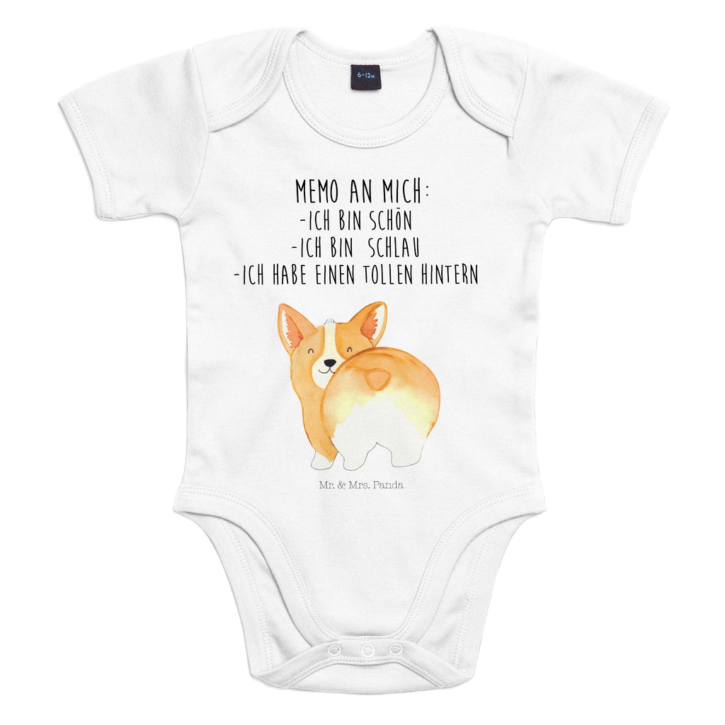 Organic Baby Body Corgie Po Babykleidung, Babystrampler, Strampler, Wickelbody, Baby Erstausstattung, Junge, Mädchen, Hund, Hundemotiv, Haustier, Hunderasse, Tierliebhaber, Hundebesitzer, Sprüche, Corgie, Hundeliebe, Motivation, Selbstliebe, Spruch