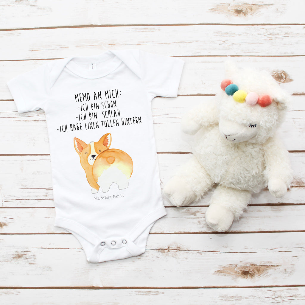 Organic Baby Body Corgie Po Babykleidung, Babystrampler, Strampler, Wickelbody, Baby Erstausstattung, Junge, Mädchen, Hund, Hundemotiv, Haustier, Hunderasse, Tierliebhaber, Hundebesitzer, Sprüche, Corgie, Hundeliebe, Motivation, Selbstliebe, Spruch